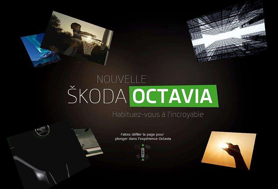 视差滚动式网站风格示例