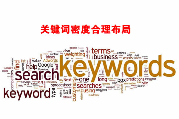 关键词密度布局要合理