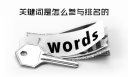 关键词是怎么参与排名