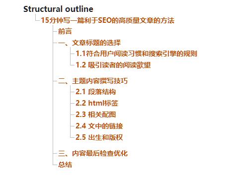 合理使用小标题